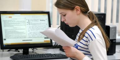 Дети в киргизском селе изучают русский язык в новом оснащённом кабинете