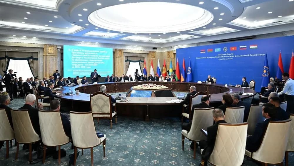 В Бишкеке прошло заседание Совета Парламентской ассамблеи ОДКБ